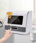 Zero Headache Countertop Dishwasher Slides Into Any Spot Brings Sweet Results With Heated Dry stainless steel construction, touch control panel.