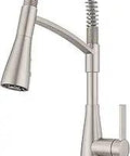 Commercial Kitchen Faucet With Pull Down Sprayer And High Arc Spout NSF Certified Spot Defense Stainless Steel Finish
