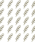 Spring Lock Crank Hook Pins For Soft Baits, 304 Stainless Steel Centering Twist Locks, 1.5 Cm, 50 Pack Road Runner Style Fishing Gear