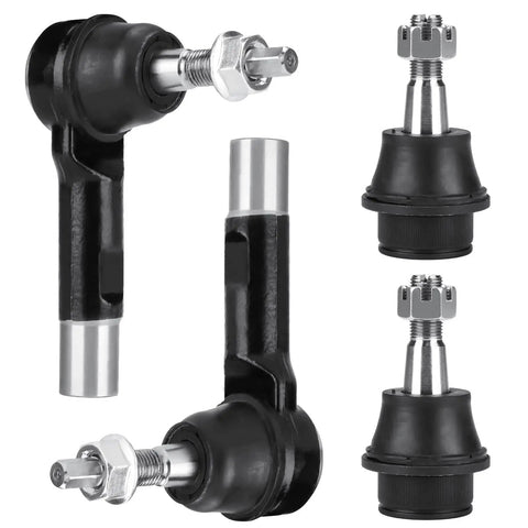 Ram 1500 2WD Front Upper Control Arm With Ball Joints Kit For 2002 2003 2004 2005 Dodge Ram 1500 Includes Outer Tie Rod End And Inner Tie Rod End Sway Bar Links Suspension Kit 10 Piece front upper control arm and tie rod ends