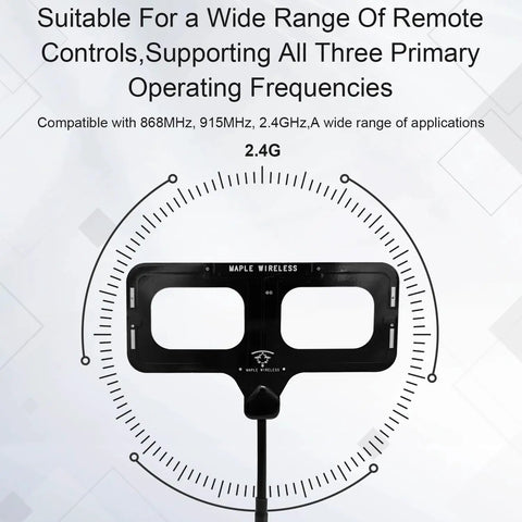 Three In One Passive Directional Antenna 5dBi for 2.4GHz 915MHz 868MHz compatible with multiple remote controls
