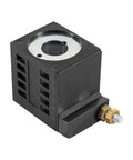 Replacement 10V DC 25W Solenoid Coil For Hydraulic Power Unit Lift Dump 10226-33 Universal Fit Easy Install Durable High Performance Upgrade For Hydraulic Systems And Dump Applications showing black coil and connection points