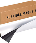 Durable White Vinyl Magnetic Roll for DIY Crafts, Super Strong, Inkjet Printable, 24 by 120 Inch, 30 Mil Thick, Matte Front and Back
