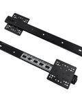 4 Pack Pocket Door Slide System Kit Black For Hidden Cabinets And Pantry Doors With 14 Inch Rails