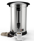 120 Cup Heavy Duty Coffee Urn Dispenser 18L Large Capacity Stainless Steel Hot Beverage Warmer For Business Catering Party