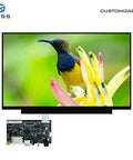 17.3 Inch Ips Lcd Monitor 1920x1080 Full Hd Display Screen showing bird on vibrant flower with mainboard below.