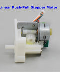 Straightforward 15Mm Stepper Motor Providing Hitch Free Push Pull Linear Actuation With Bolt On Worm Gear And Extendable Telescopic Shaft For Chill Hacking Sessions And Clean Robot Projects Using Standard 5V Dc