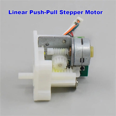 Straightforward 15Mm Stepper Motor Providing Hitch Free Push Pull Linear Actuation With Bolt On Worm Gear And Extendable Telescopic Shaft For Chill Hacking Sessions And Clean Robot Projects Using Standard 5V Dc