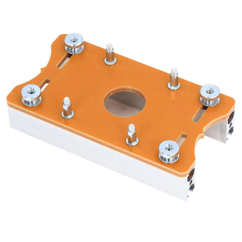 Dead Solid Aluminum Alloy Router Table Insert Plate For 65mm Routers Featuring Butter Smooth Slots And No Sweat Mounting for precision woodworking.
