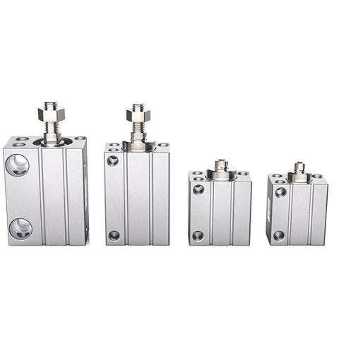 Compact Aluminum Square Pneumatic Cylinder Kit Built Tough Heavy Duty Double Acting Air Cylinders With 8mm And 10mm Bore And 10mm Stroke