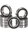 HiPicco 6804-2RS deep groove ball bearing, 20x32x7 mm, chrome steel, double rubber sealed, set of ten