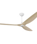 Effortless Breeze Smart Indoor Ceiling Fan With 84 Inch Diameter Built In Senseme Tech And Whisper Quiet Motor Universal Mount Includes 12 Inch Downrod with bamboo blades.