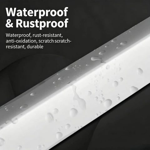 Heavy Duty Aluminum Corner Guard 89 Degree With Smooth Rounded Edge in waterproof, rustproof finish showing water droplets.