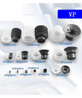 Top Rated 5 Pcs VP10~50 Series Vacuum Sucker Silicone Nozzle Set Precision Fit For Industrial Automation Parts; various sizes displayed.