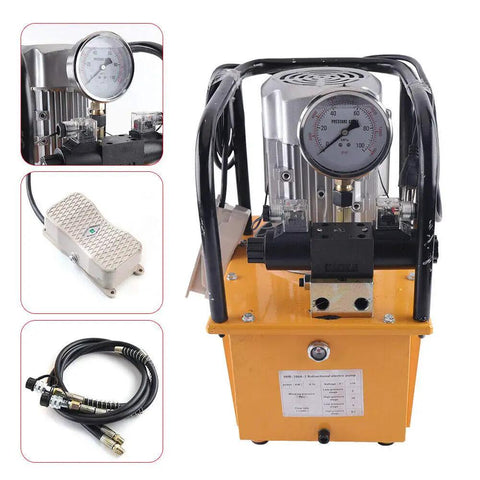 Heavy Duty 110V Electric Hydraulic Pump With 7L Tank And Solenoid Valve Double Acting Power Unit Built Tough For Quick Cycles Pro Grade Shop Favorite Workhorse