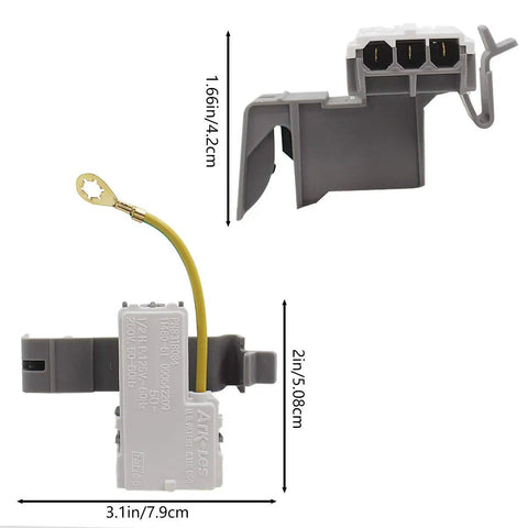 Easy Install Washer Lid Switch Kit Replacement For Roper Estate And Whirlpool Front Load Washers With No Hassle Drop In Fit Fits AP6012742 8318084 WP8318084 And Related Models