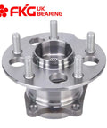 Front view of the Rear Wheel Hub Bearing Assembly For 2001 2002 2003 2004 2005 RAV4 AWD, 5 Lug, Rear Left Or Right Hub, OE Quality ISO TS 16949 Certified