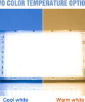 JUDYSSY Security Lights Led Floodlight Waterproof Spotlight Wall Light Ip65 Re showing cool white and warm white lighting options.