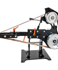 Heavy Duty Variable Speed Belt Sander Grinder For Knives with black steel frame and copper motor, designed for quick metal jobs.