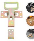 Beefy Iron Sofa Position Buckles For Heavy Duty Couch Connection, shown in golden color with universal fit hardware details.