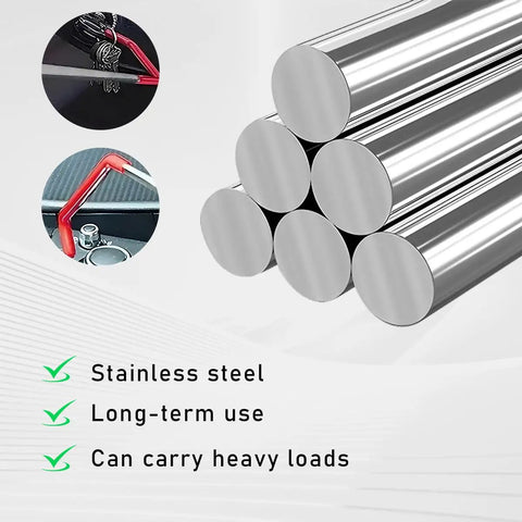 Long Reach Car Tool Kit With 67 Inch Adjustable Puller Hook, stainless steel construction details and product features.