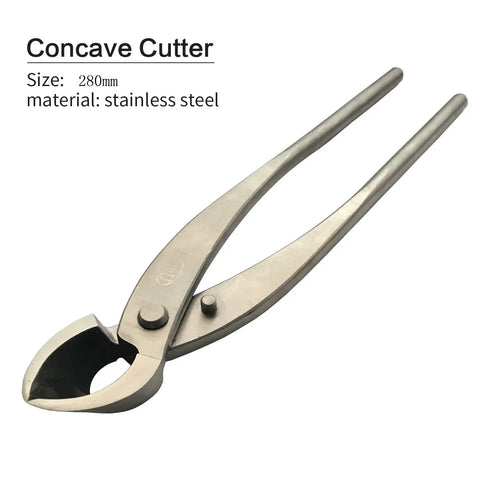 3 Piece Bonsai Tool Set With Concave Cutter, Knob Cutter And Bonsai Scissors For 11 Inch, 11.5 Inch And 7.5 Inch Pruning Tools For Pro Grade Precision Bonsai Shaping And Plant Care