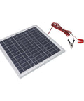 50W Monocrystalline Solar Panel Charger With Battery Clips And 9.8Ft Cable Portable On The Go Outdoor Power For RVs Boats Camping Hiking