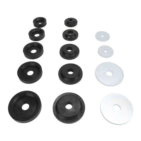 3D Printed Dimple Die Set For Sheet Metal Carbon Steel Dies With Backing Plates 5 Size Range Fits Hydraulic Punch Kits