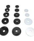 Sheet Metal Dimple Die Set For Harbor Hydraulic Punch Driver Pro Grade High Strength Carbon Steel And Nylon Dies