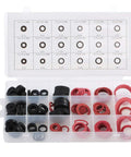 141Piece NBR Tap Seal Washer Plumbing Gasket Assortment Kit With Handy Organizer Box Including Gasket Retaining Rings For Taps Valves Pumps Auto Parts Air Cylinders And Bearings