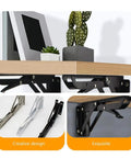 Premium Black Corner Shelving Brackets Wall Mount Storage Heavy Duty Steel Folding Shelf Supports with wood and plants.