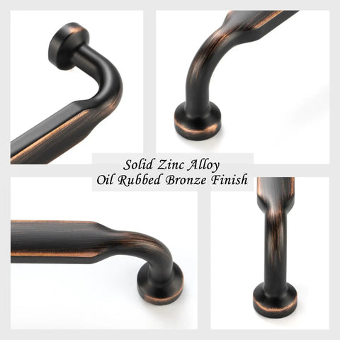 Give Your Cabinets A Serious Glow Up With These Heavy Duty 3 Inch Pulls In Smooth Oil Rubbed Bronze. Solid metal zinc pulls with rounded ends.