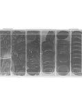 Pro Grade 170 Piece Rubber Grommet Kit With Durable O Ring Assortment For Automotive Wiring, Hydraulic And Pneumatic Systems, Includes 7mm To 25mm Sizes For Easy Fit, Versatile Sealing And Protection, organized in clear storage box
