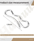 Bow tie cotter pin measuring 1.35 inches; part of a 30 Pack Bow Tie Cotter Pins For MTD Cub Cadet Troy-Bilt Craftsman And More