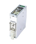 Industrial Grade DIN Rail Power Supply 120W 48V 2.5A heavy duty switching adapter with metal housing and terminal connections.
