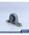 Killer Performance Stainless Steel Pillow Block Bearing Unit SSKP005 Designed For 25mm Shafts Comes With M8 Hardware Ready To Go Hard On Tough Industrial Projects All Day Long Without Fail, 25mm pillow block bearing