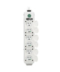Go-To Safe-IT 6-Outlet Hospital-Grade Medical Power Strip For Patient Care Areas With 15-Foot Cord, front view