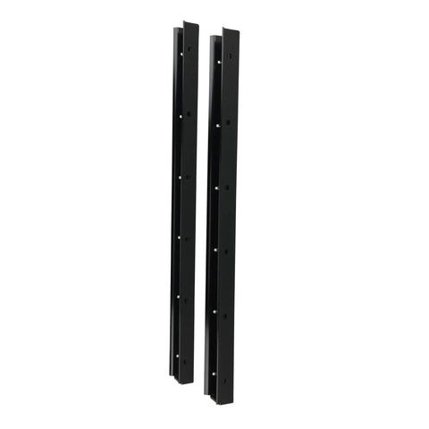 Flood Gate Side Rails For Wall Mount Black Two Pack Smooth Wall Transition And Sealed Fit Mounts Firmly And Stays Put