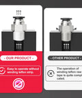 Comparison of easy-to-install Five Sixteenths OD To One Quarter NPT Thread Male Elbow And Straight Quick Connect Air Fitting versus other fitting