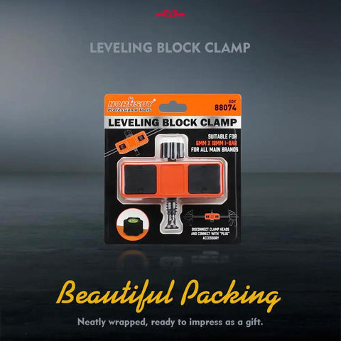 Snap Your Boards Square Fast With This Solid Bar Clamp Leveling Block Sporting A Built In Bubble Level To Keep Things Dead Flat