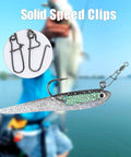 Speed Clips Fishing Lures 50 Pack Stainless Steel Snaps Swivels With Rolling Ball Bearing Barrel Swivel For Freshwater And Saltwater Quick Change Design 24 Pound Test Durable Lure Swap Kit on fishing lure
