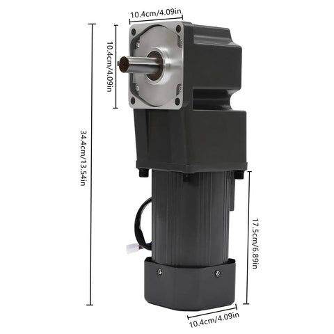 110V 200W Beefy Speed Reduction Motor With 90 Degree Output Adjustable Gear Ratio 45 RPM AC Gear Reduction Motor For Engineering Machinery