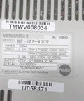 Mitsubishi MR J2S 40CP AC Servo Drive 400W Industrial Servo Controller For CNC Machines Plug And Play Motion Control With High Precision And Reliability Ideal For Precision Motion Control In Automation And Robotics. gray metal drive label