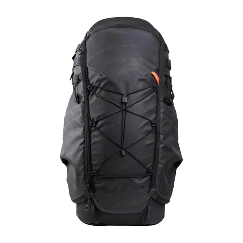 Pro Telephoto Lens Backpack For DSLR And Mirrorless Gear With 600 To 1200mm Support front view with AeroFrame Harness.