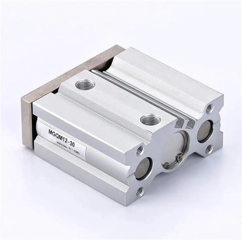 Compact Double Acting Pneumatic Air Cylinder 300 Mm Stroke Featuring Dual Slide Bearings for Heavy Duty Automation close-up