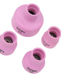 Professional Grade Alumina Welding Cup Set With Ceramic Torch Kit For Industrial Supplies And TIG Enthusiasts Featuring Easy User-Friendly Installation And Superior Durability To Supercharge Your Fabrication Game Today, showing various sizes of alumina ceramic cups.