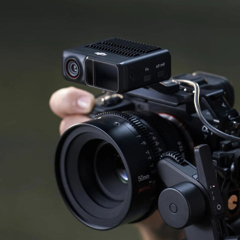 Focus Pro LiDAR Rig For Follow Focus With 76800 Ranging Points Sharper Human Subject Edge Detection on cinema camera