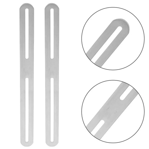 Stainless Steel Adjustable Corner Brace Dual Head With Movable Design Sliding Joining Plates Flat Brackets for shelf repair