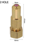 Copper Agricultural Spray Nozzle With Adjustable Direct Spray For Precise Irrigation And Efficient Crop Spraying Applications 1.2 Hole Orifice High Pressure Farm Tool Built For Real World Field Use, showing dimensions