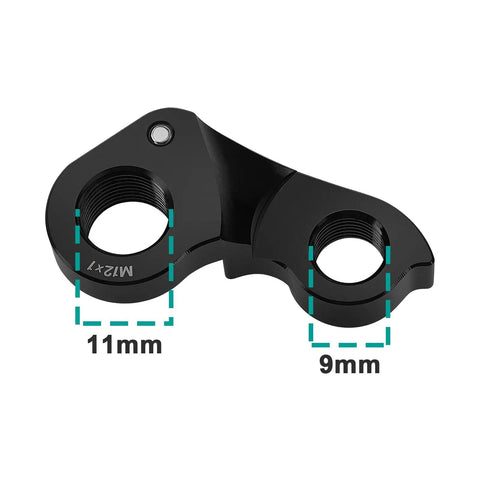 Tail Hook Replacement For Cannondale SystemSix 2019 Rear Derailleur Hanger Aluminum Alloy 11mm 9mm Black